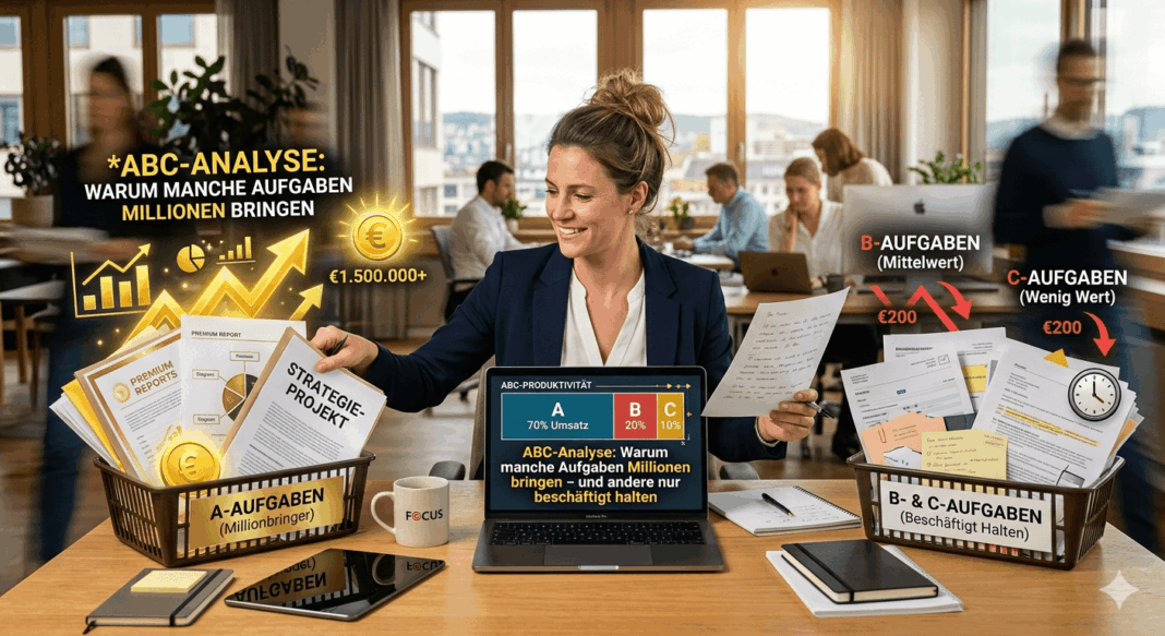 ABC-Analyse Warum manche Aufgaben Millionen bringen – und andere nur beschäftigt halten