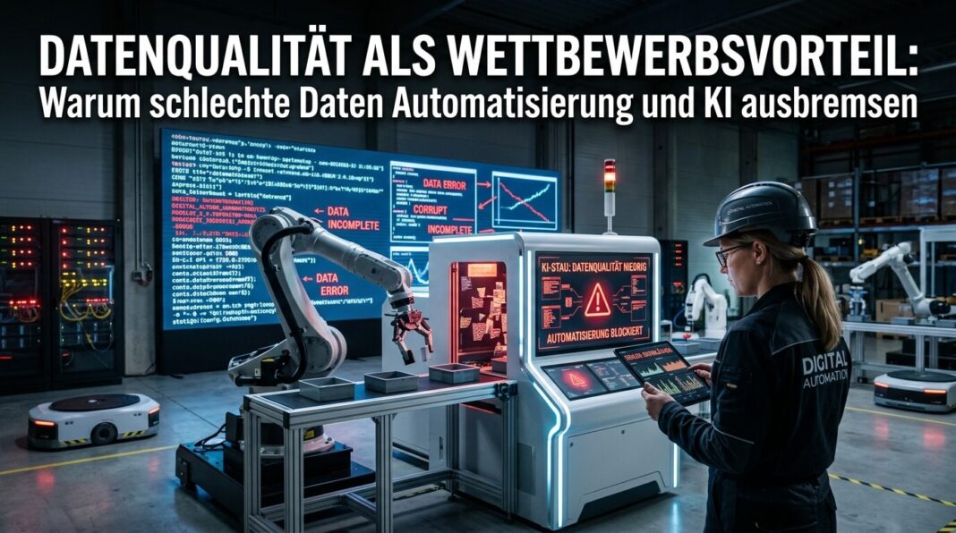 Datenqualität als Wettbewerbsvorteil - Warum schlechte Daten Automatisierung und KI ausbremsen