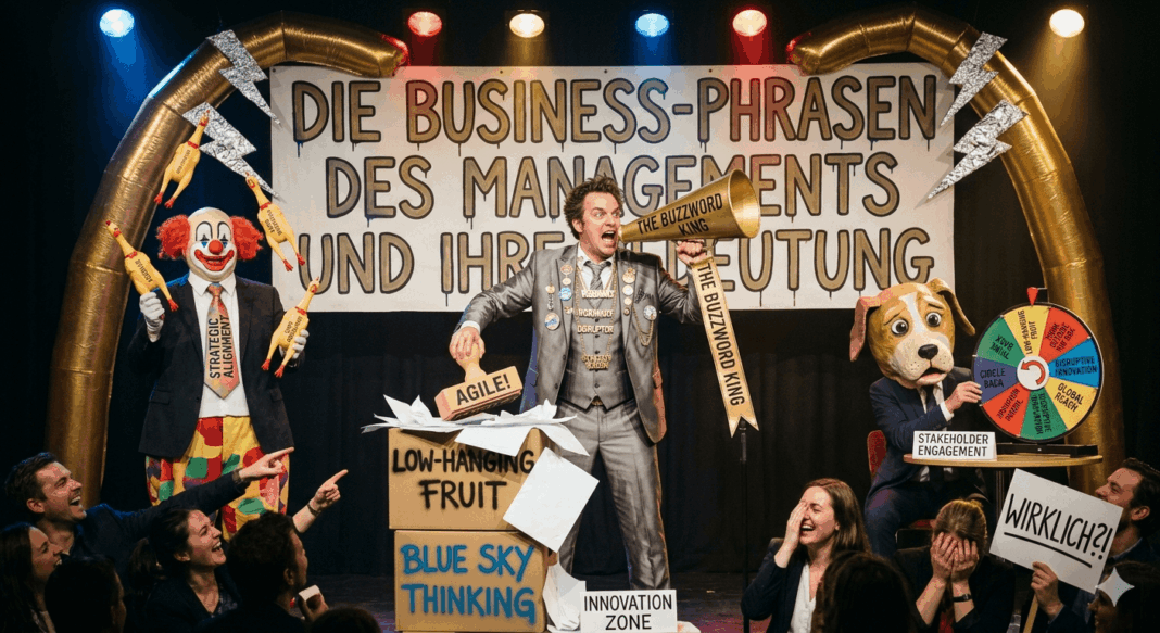 Wenn Manager sprechen wie LinkedIn-Generatoren: Die gefährlichsten Business-Phrasen entlarvt Die Business-Phrasen des Managements und ihre Bedeutung