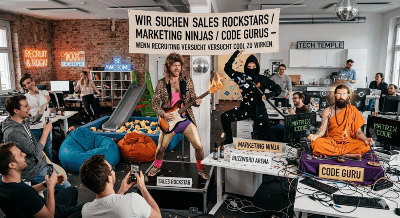 Employer-Branding - Wir suchen Marketing Ninjas Sales Rockstars und Code Gurus