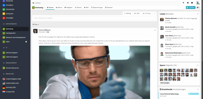 HumHub Gruppen