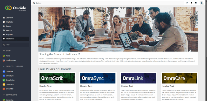 HumHub Infocorner