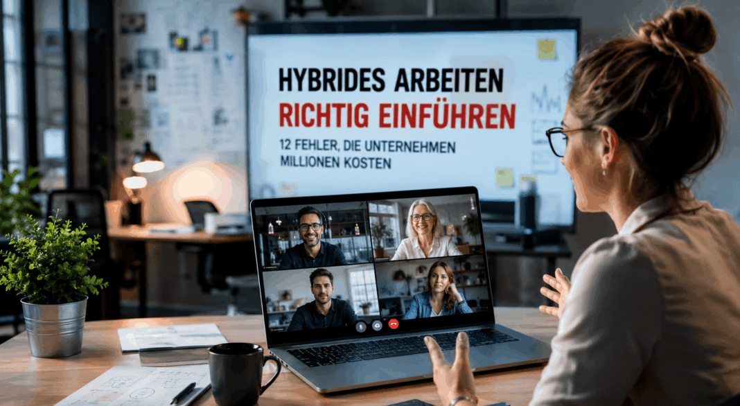 Hybrides Arbeiten richtig einführen: 12 Fehler, die Unternehmen Millionen kosten Hybrides Arbeiten richtig einführen 12 Fehler die Unternehmen Millionen kosten