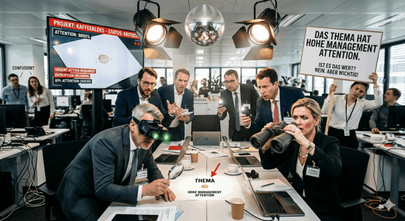 Management-Phrasen - Das Thema hat hohe Management Attention