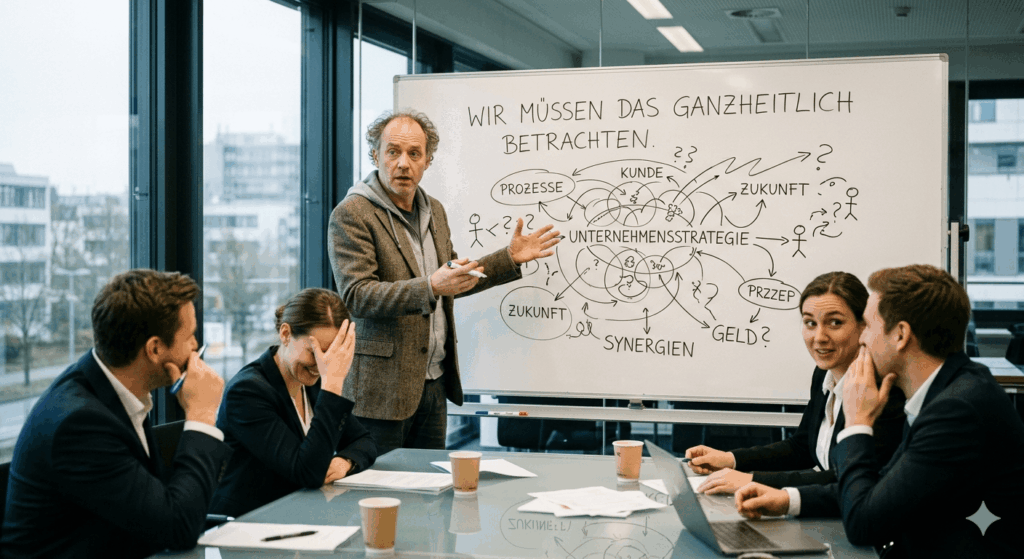 Management-Phrasen - Wir müssen das Ganzheitlich betrachten