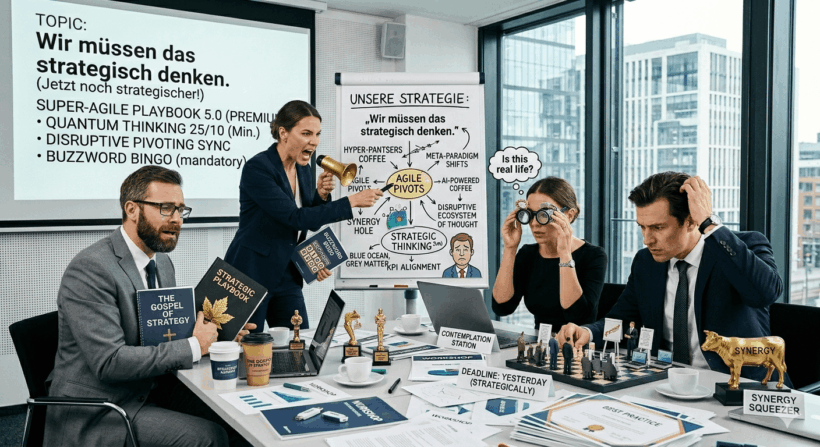 Management-Phrasen - Wir müssen das strategisch denken