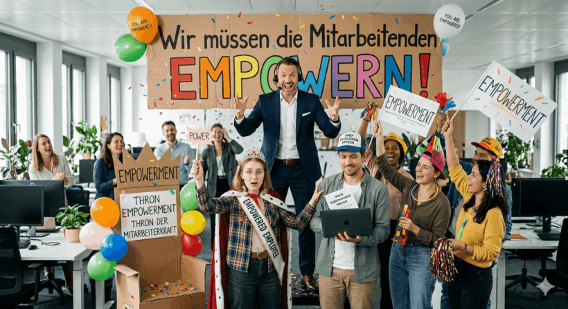 Management-Phrasen - Wir müssen die Mitarbeitenden Empowern