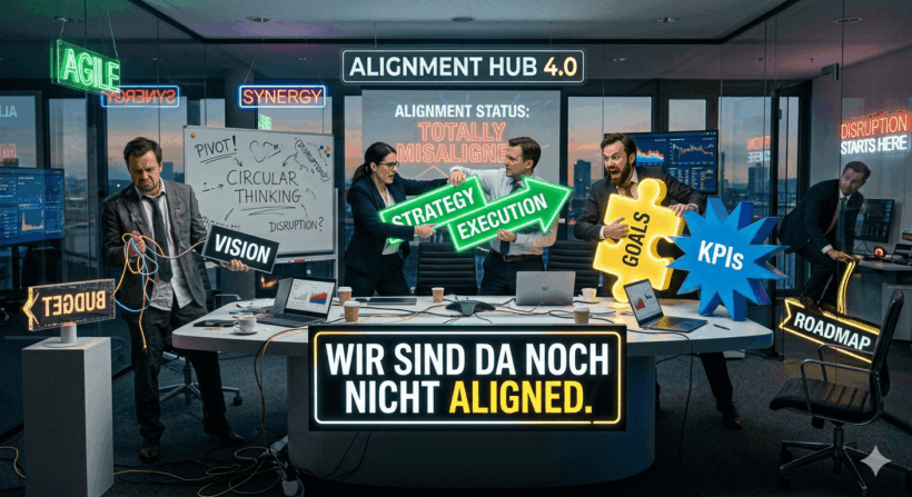 Management-Phrasen - Wir sind da noch nicht aligned