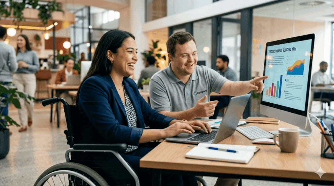 Menschen mit körperlicher und geistiger Behinderung in Unternehmen – und was wir von ihnen lernen können Menschen mit Behinderung im Unternehmen Was Teams wirklich von ihnen lernen können