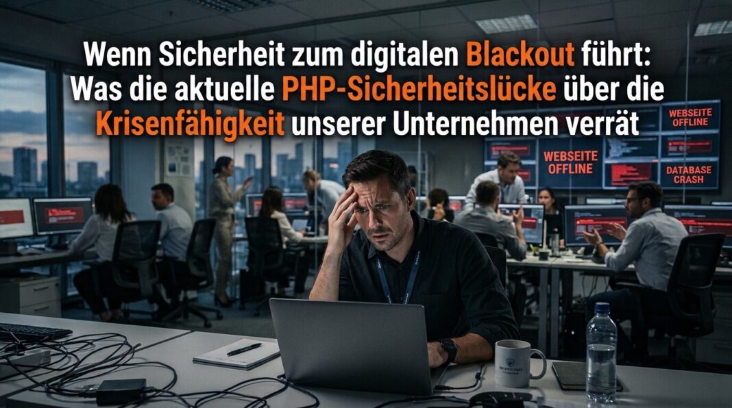 PHP-Sicherheitslücke 2026 - Wenn Websites offline gehen